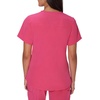 Hanes Women’s Scrubs Healthcare Top with V-Neckline, Moisture-Wicking Stretch Scrub Shirts(Fuchsia Pink)