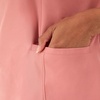 Hanes Women’s Scrubs Healthcare Top with V-Neckline, Moisture-Wicking Stretch Scrub Shirts(Rose Ranch Pink)