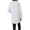Hanes Women’s Scrubs Lab Coat, Healthcare Lab Coat, Scrubs Jacket With Pockets, Soil & Water Resistant(Marble White)