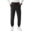 Hanes Men’s Scrubs Healthcare Joggers, Scrub Joggers for Men, Moisture-Wicking & Odor Control, Multiple Pockets(New Ebony)