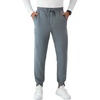 Hanes Men’s Scrubs Healthcare Joggers, Scrub Joggers for Men, Moisture-Wicking & Odor Control, Multiple Pockets(Slate Grey)