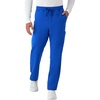Hanes Men’s Scrubs Healthcare Pants, Scrub Pants for Men, Moisture-Wicking & Odor Control, 5 Pockets(Royal Blue)