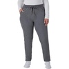 Hanes Women’s Comfort Fit Scrub Pants, Moisture-Wicking Healthcare Scrubs for Women, 3 Pockets(Ebony Heather)
