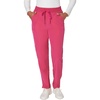 Hanes Women’s Comfort Fit Scrub Pants, Moisture-Wicking Healthcare Scrubs for Women, 3 Pockets(Fuchsia Pink)