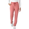 Hanes Women’s Comfort Fit Scrub Pants, Moisture-Wicking Healthcare Scrubs for Women, 3 Pockets(Rose Ranch Pink)
