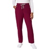 Hanes Women’s Scrub Pants, Comfort Fit Healthcare Pants for Women, Moisture-Wicking Medical Scrubs(Afternoon Burgundy)