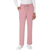 Hanes Women’s Scrub Pants, Comfort Fit Healthcare Pants for Women, Moisture-Wicking Medical Scrubs(Pink Mauve)
