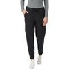 Hanes Women’s Scrubs Cargo Joggers, Healthcare Scrub Joggers for Women, Moisture Wicking(New Ebony)