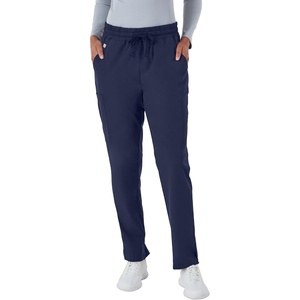 Hanes Women’s Comfort Fit Scrub Pants, Moisture-Wicking Healthcare Scrubs for Women, 3 Pockets(Athletic Navy)