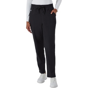 Hanes Women’s Comfort Fit Scrub Pants, Moisture-Wicking Healthcare Scrubs for Women, 3 Pockets(New Ebony)