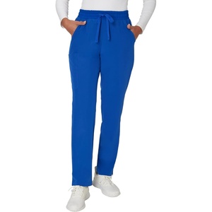 Hanes Women’s Comfort Fit Scrub Pants, Moisture-Wicking Healthcare Scrubs for Women, 3 Pockets(Royal Blue)
