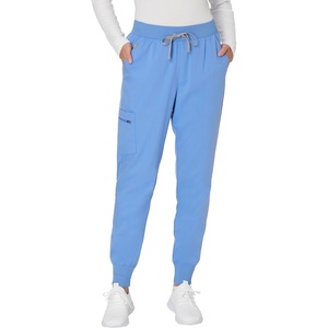 Hanes Women’s Scrub Joggers, Comfort Fit Healthcare Pants for Women, Moisture-Wicking Medical Scrubs with Odor Control(Ceil Blue 2)