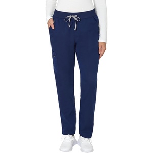 Hanes Women’s Scrub Pants, Comfort Fit Healthcare Pants for Women, Moisture-Wicking Medical Scrubs(Athletic Navy)