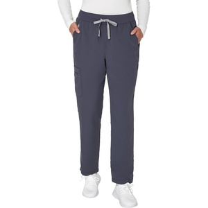 Hanes Women’s Scrub Pants, Comfort Fit Healthcare Pants for Women, Moisture-Wicking Medical Scrubs(Peppercorn Grey)