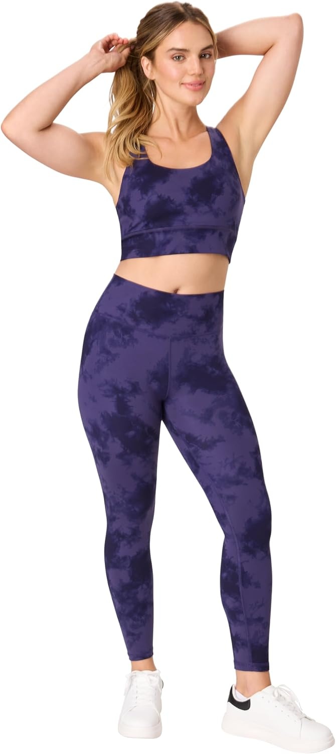 image:imageHanes Womens Sports Bra Moves Racerback Crop Top StretchPurple Timeless Camo