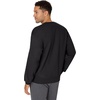 Hanes Men’s Ultimate Sweatshirt, Heavyweight Fleece Sweatshirt, Crewneck Pullover for Men(Black)
