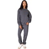 Hanes Men’s Ultimate Sweatshirt, Heavyweight Fleece Sweatshirt, Crewneck Pullover for Men(Charcoal Heather)