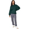 Hanes Men’s Ultimate Sweatshirt, Heavyweight Fleece Sweatshirt, Crewneck Pullover for Men(Deep Forest)