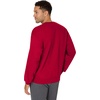 Hanes Men’s Ultimate Sweatshirt, Heavyweight Fleece Sweatshirt, Crewneck Pullover for Men(Deep Red)