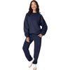 Hanes Men’s Ultimate Sweatshirt, Heavyweight Fleece Sweatshirt, Crewneck Pullover for Men(Navy)