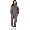 Hanes Men’s Ultimate Sweatshirt, Heavyweight Fleece Sweatshirt, Crewneck Pullover for Men(Oxford Gray)