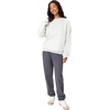 Hanes Men’s Ultimate Sweatshirt, Heavyweight Fleece Sweatshirt, Crewneck Pullover for Men(White)