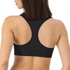 Hanes Women’s Racerback Cotton T-Back Bralette (3 Pack)(Black/Black/Black)