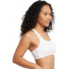 Hanes Women’s Racerback Cotton T-Back Bralette (3 Pack)(White/Denim Jacket/Moonlite Heather)