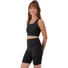 Hanes Women’s Sports Bra – Moves Racerback Crop Top – Stretch(Black)
