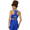 Hanes Women’s Sports Bra – Moves Racerback Crop Top – Stretch(Deep Royal)