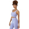 Hanes Women’s Sports Bra – Moves Racerback Crop Top – Stretch(Peri Blue)