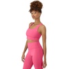 Hanes Women’s Sports Bra – Moves Racerback Crop Top – Stretch(Pink Pedestal)
