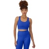 Hanes Women’s Sports Bra – Moves Racerback Crop Top – Stretch(Deep Royal)