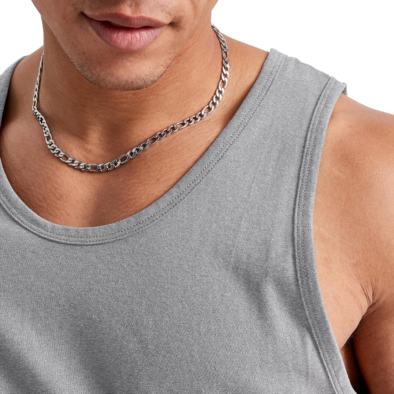 image:imageHanes Mens Essentials Tank Top Pack Midweight Cotton Tanks Sleeveless Shirts 3PackOxford Gray