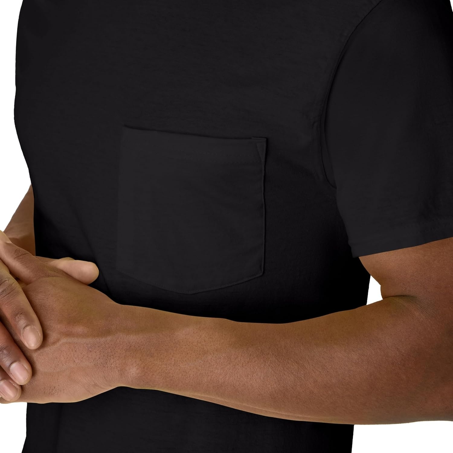 image:imageHanes Mens Mens Workwear Short Sleeve Tee 2PackBlack