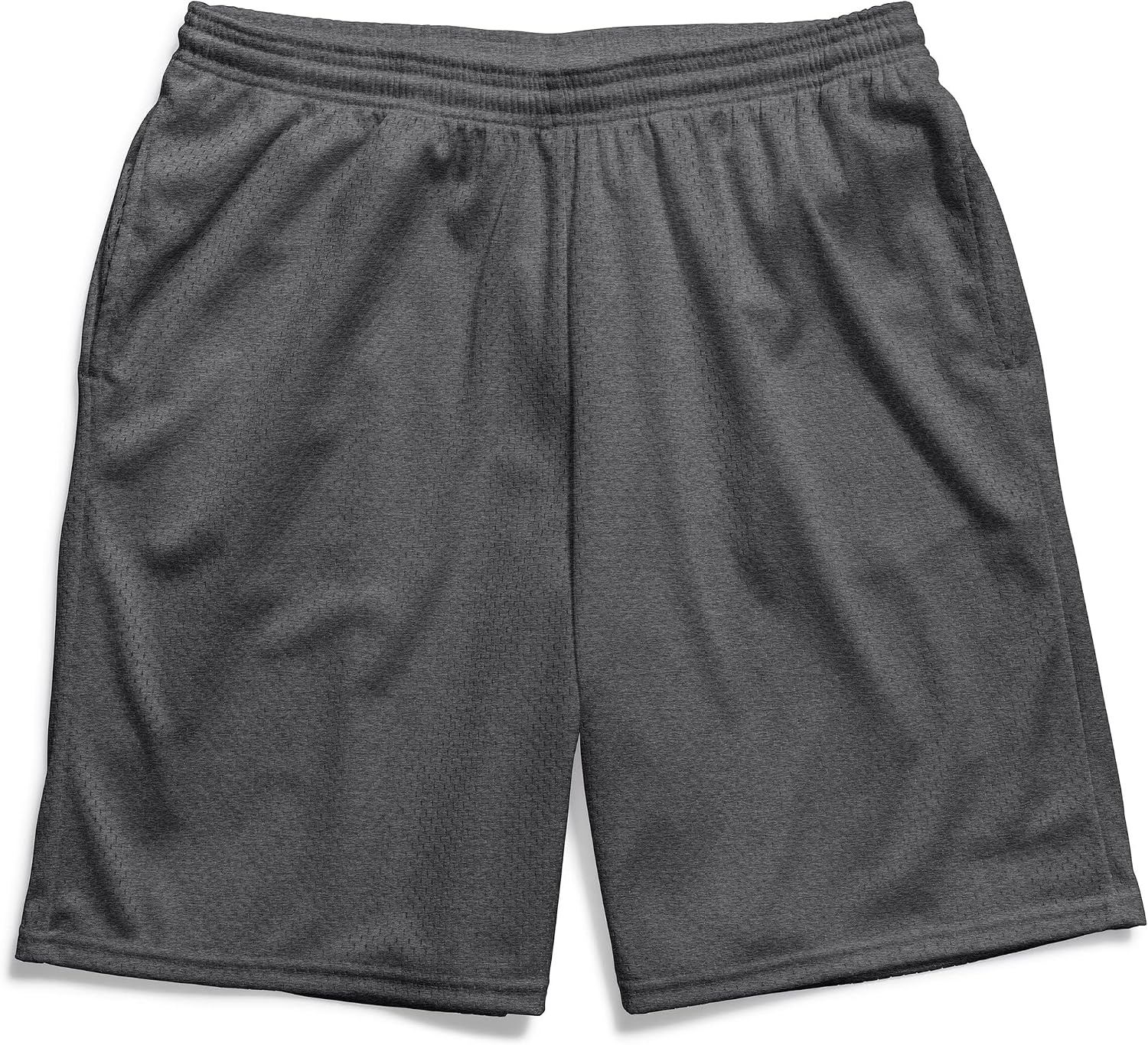 image:imageHanes Mens Mesh Pocket ShortRailroad Gray