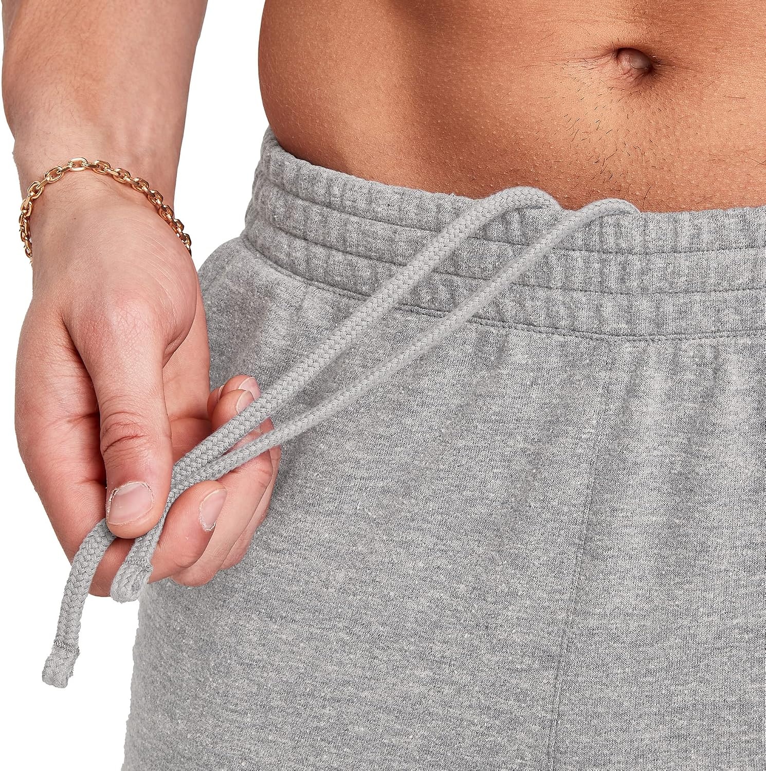 image:imageHanes Mens Originals French Terry Joggers Lightweight Sweatpants with Pockets 30 InseamConcrete Pe Heather