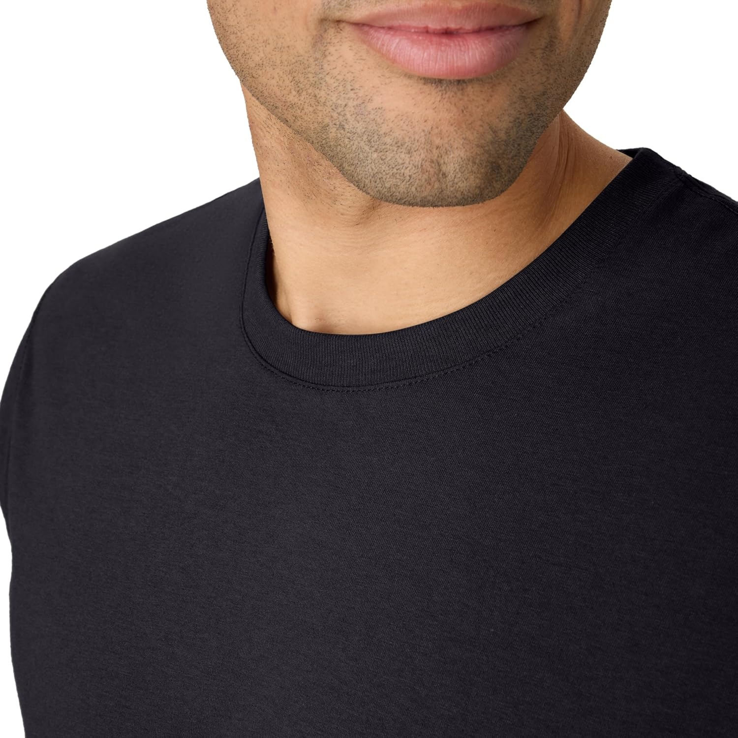 image:imageHanes Mens Originals Lightweight TShirt Crewneck TShirts for Men TriBlend TeeBlack