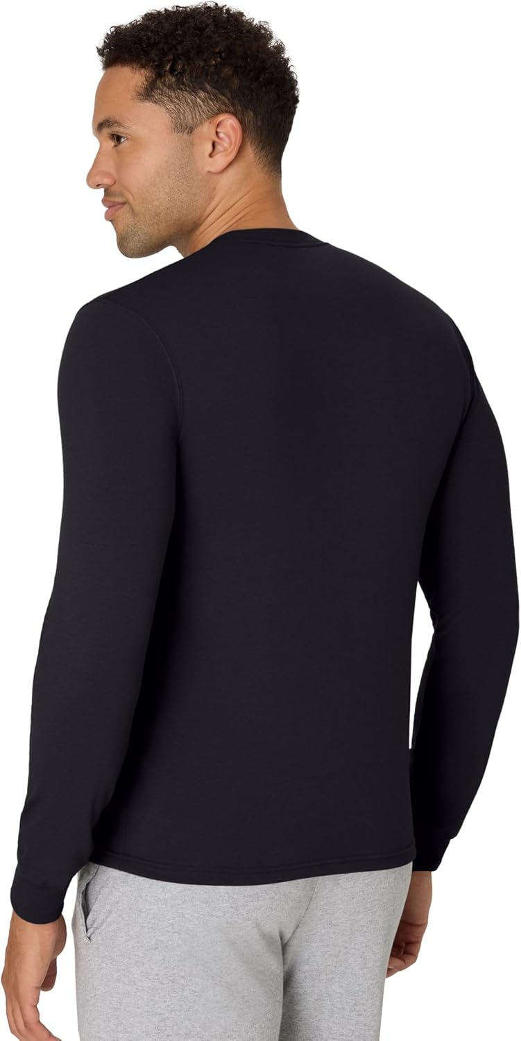 image:imageHanes Mens Originals Long Sleeve TShirt Lightweight TriBlend Jersey Tee for MenBlack