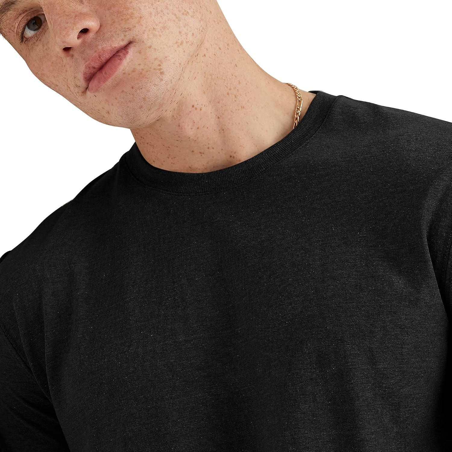 image:imageHanes Mens Originals Long Sleeve TShirt Lightweight TriBlend Jersey Tee for MenBlack