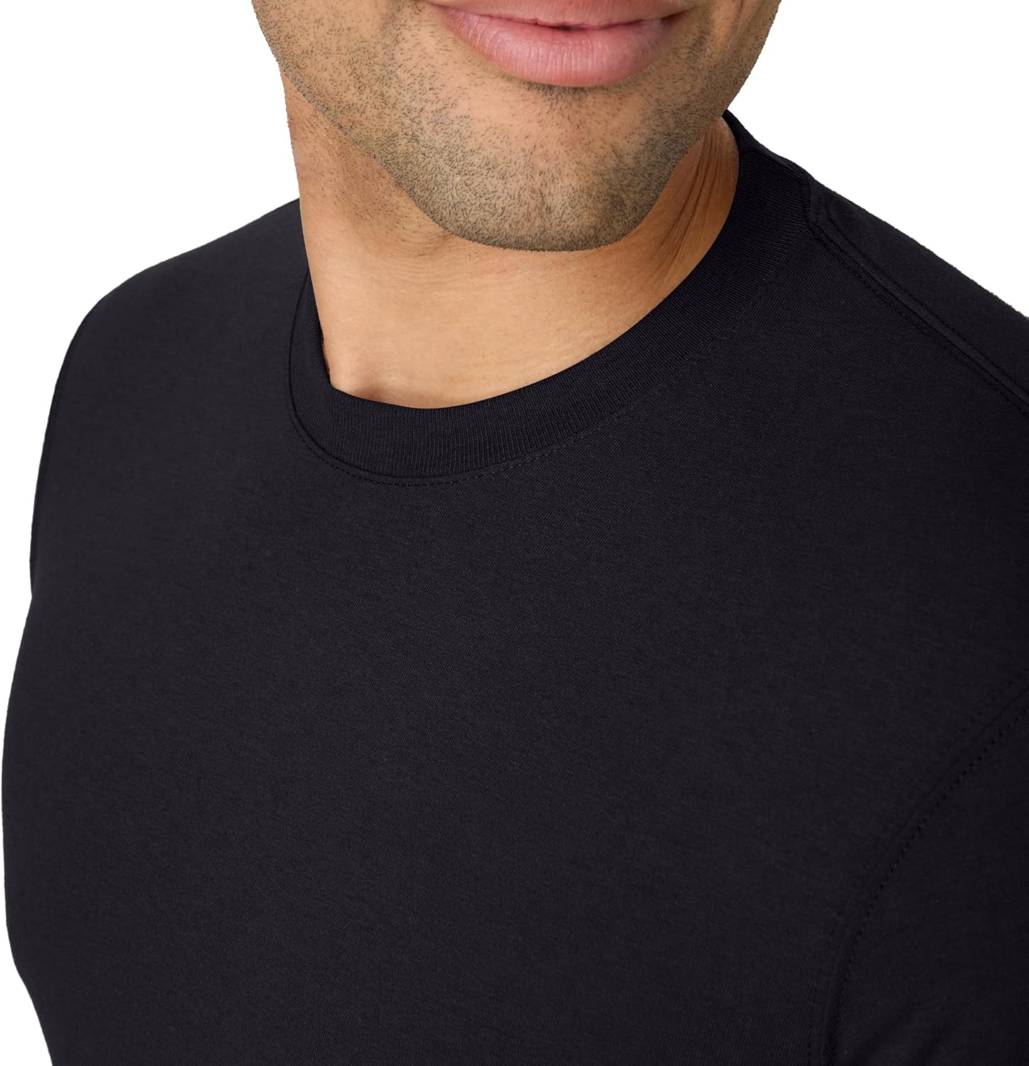 image:imageHanes Mens Originals Long Sleeve TShirt Lightweight TriBlend Jersey Tee for MenBlack