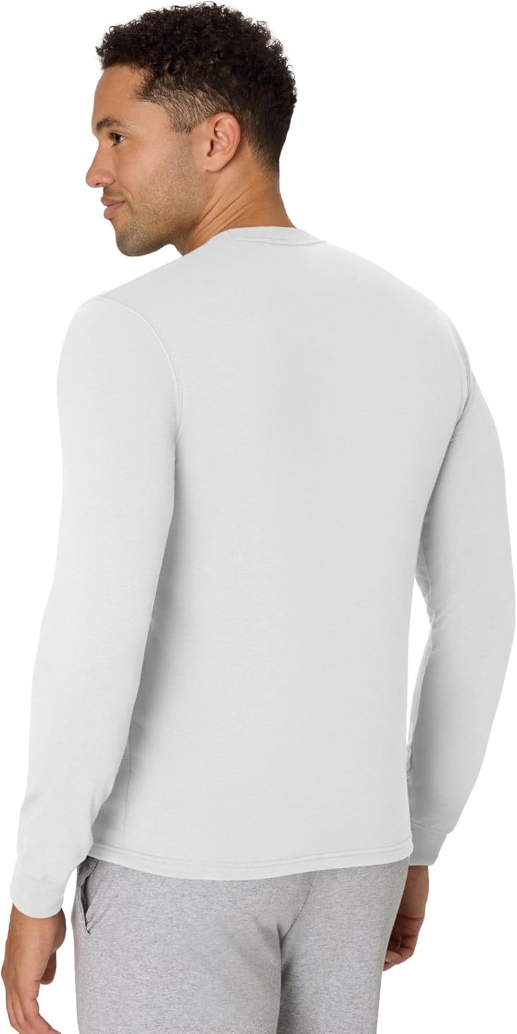 image:imageHanes Mens Originals Long Sleeve TShirt Lightweight TriBlend Jersey Tee for MenEco White