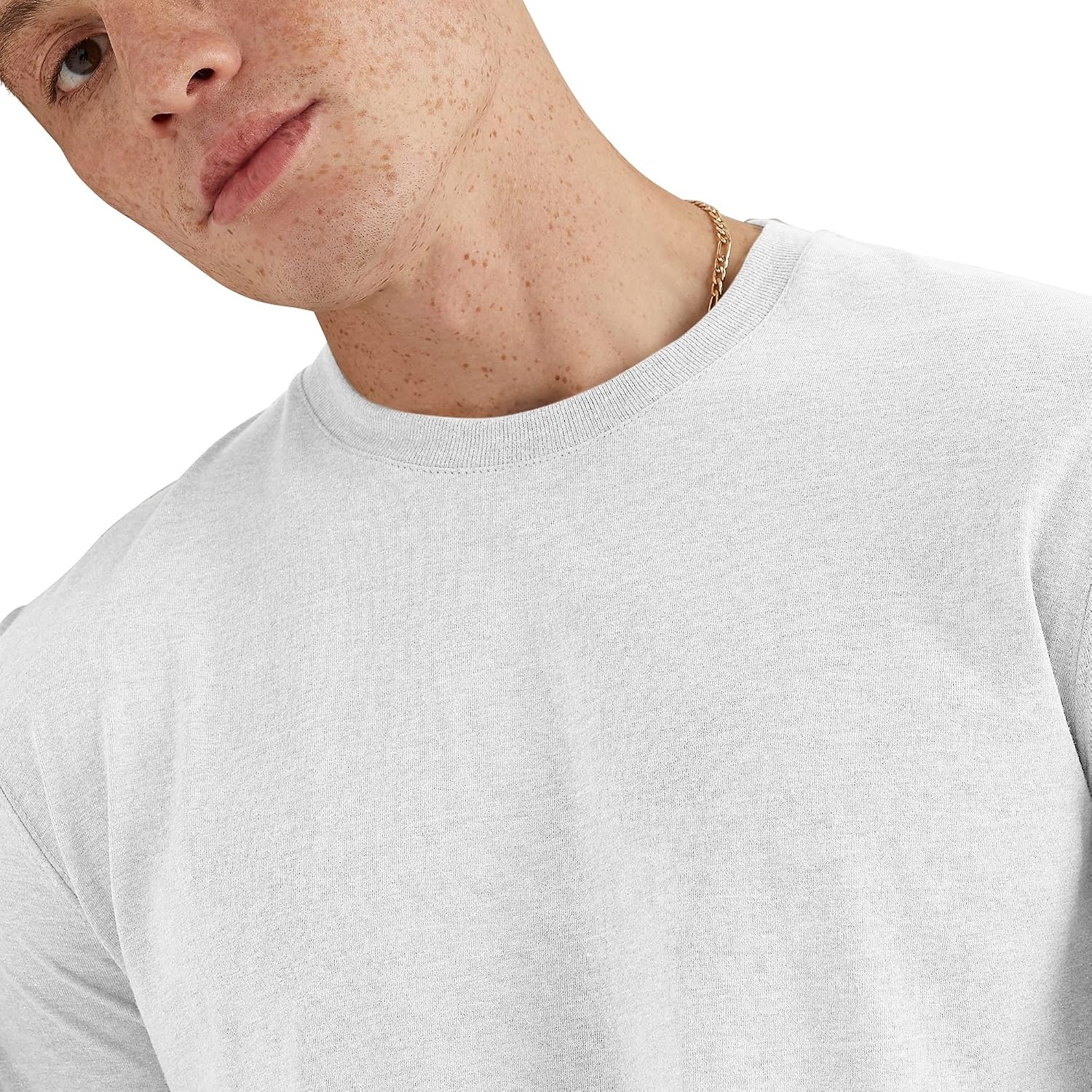 image:imageHanes Mens Originals Long Sleeve TShirt Lightweight TriBlend Jersey Tee for MenEco White