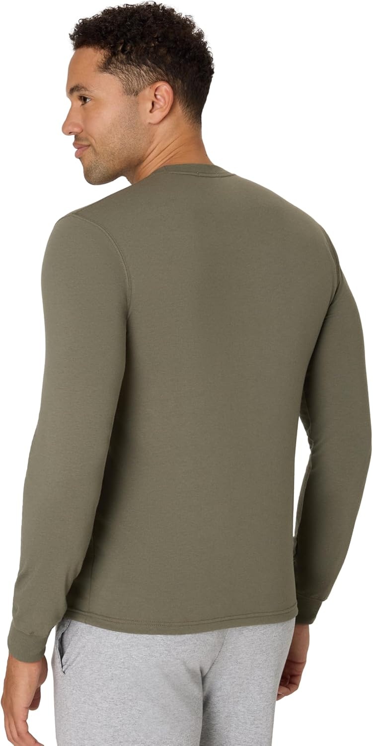 image:imageHanes Mens Originals Long Sleeve TShirt Lightweight TriBlend Jersey Tee for MenFatigue Green