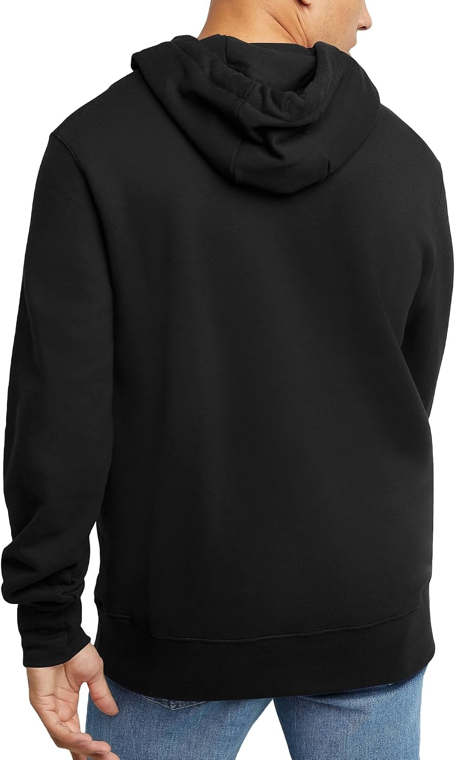 image:imageHanes Mens Originals Midweight Fleece Hoodie Pullover Hooded Sweatshirt for MenBlack