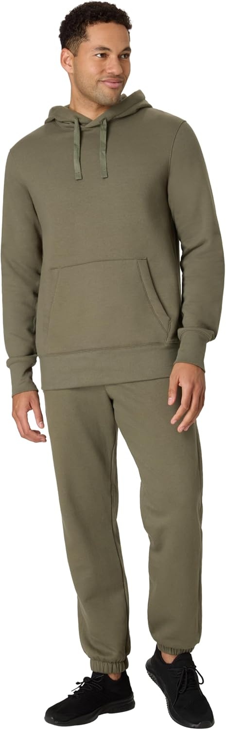image:imageHanes Mens Originals Midweight Fleece Hoodie Pullover Hooded Sweatshirt for MenFatigue Green