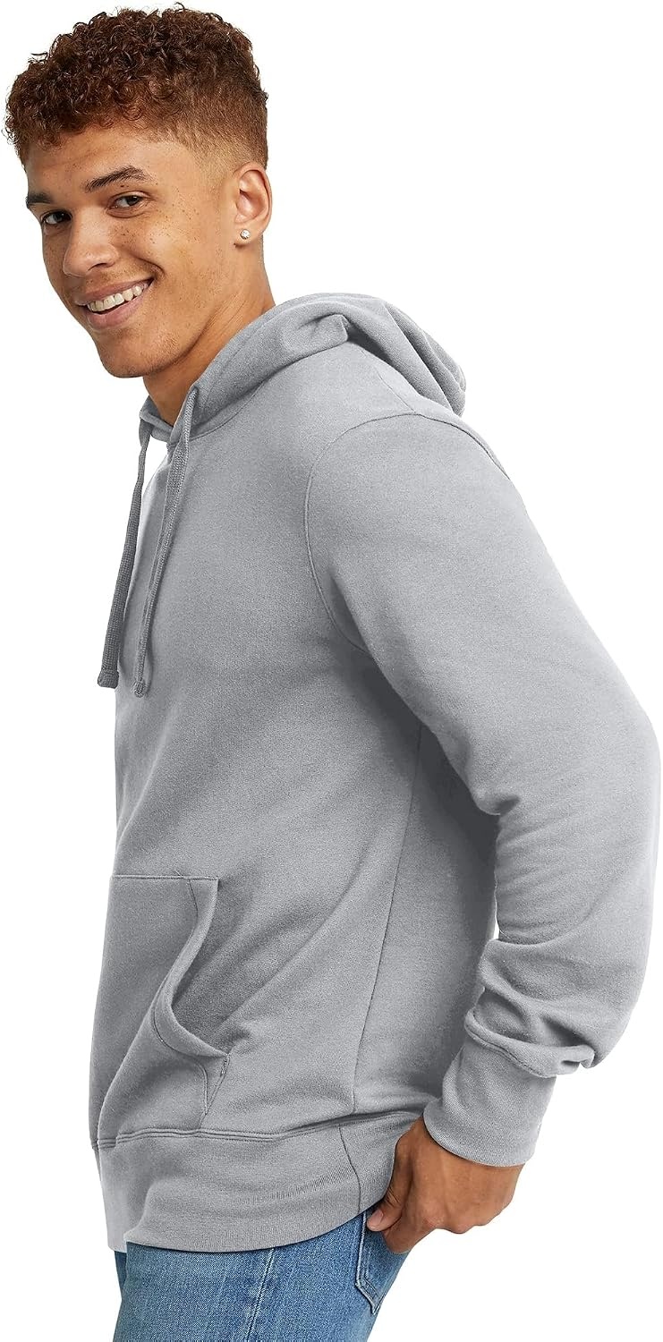 image:imageHanes Mens Originals Midweight Fleece Hoodie Pullover Hooded Sweatshirt for MenLight Steel