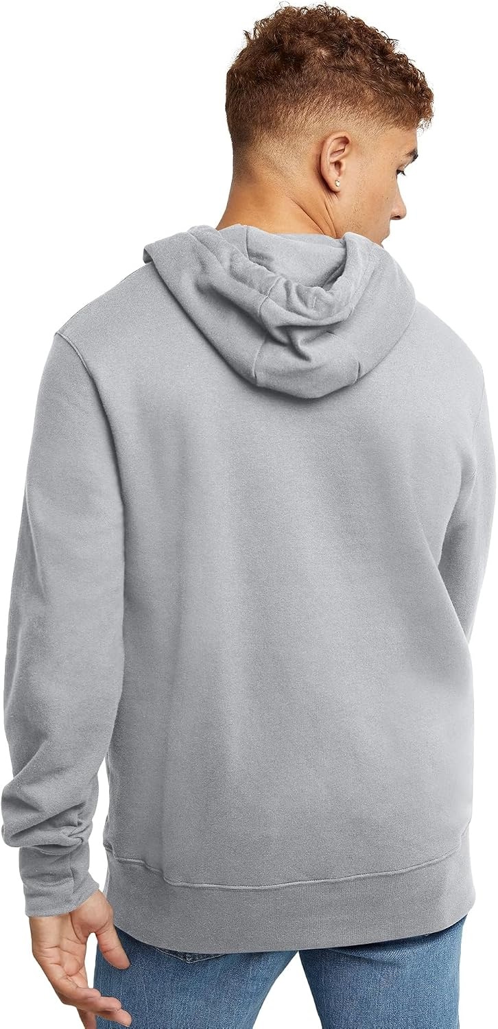 image:imageHanes Mens Originals Midweight Fleece Hoodie Pullover Hooded Sweatshirt for MenLight Steel