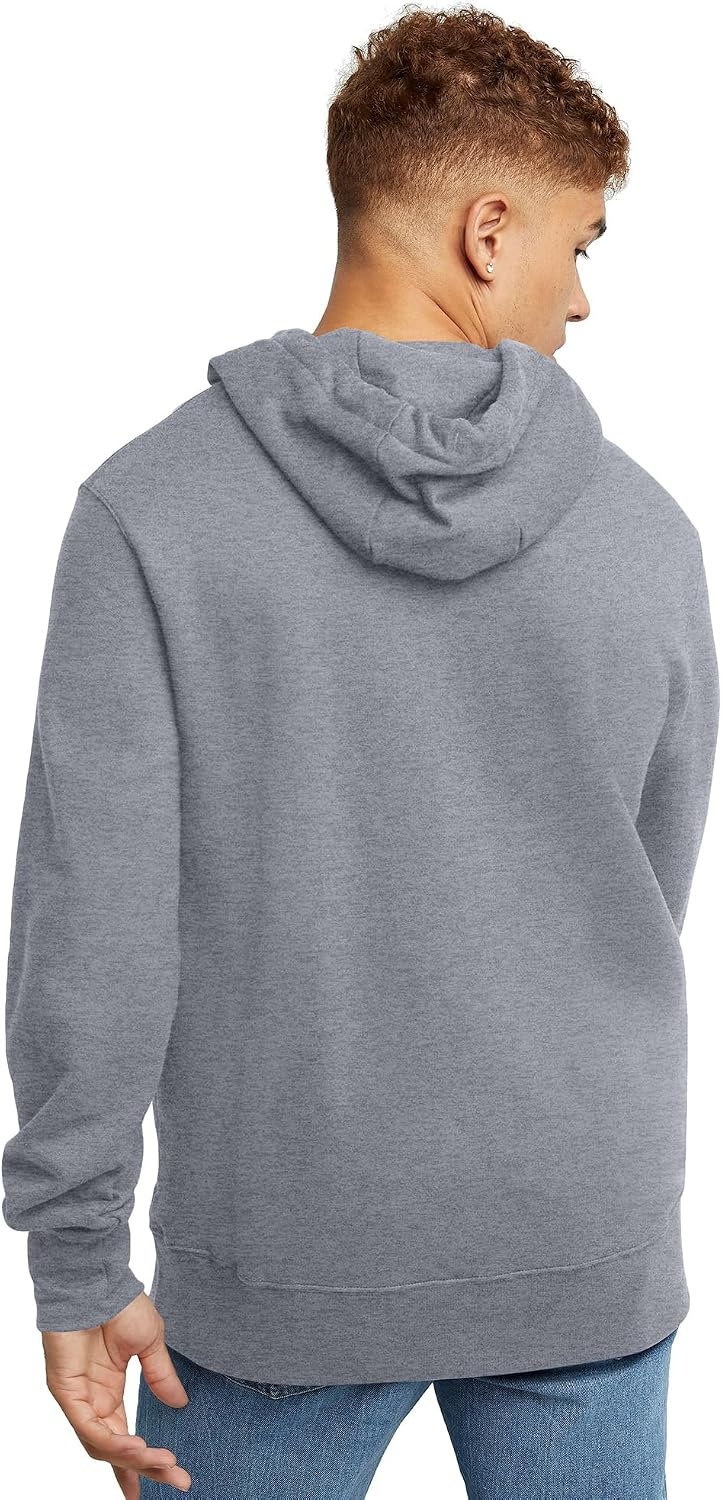 image:imageHanes Mens Originals Midweight Fleece Hoodie Pullover Hooded Sweatshirt for MenNavy Pe Heather