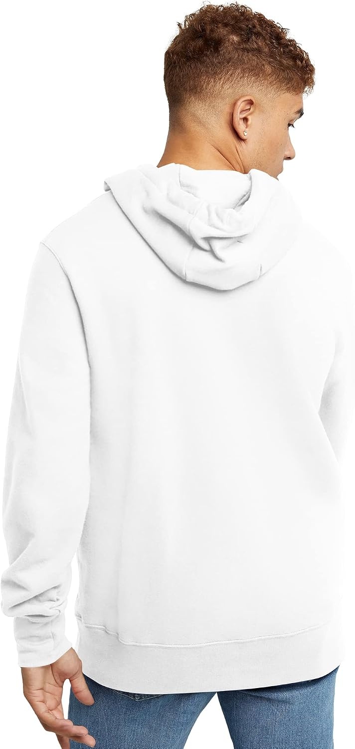 image:imageHanes Mens Originals Midweight Fleece Hoodie Pullover Hooded Sweatshirt for MenWhite